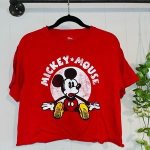 Mickey mouse crop top